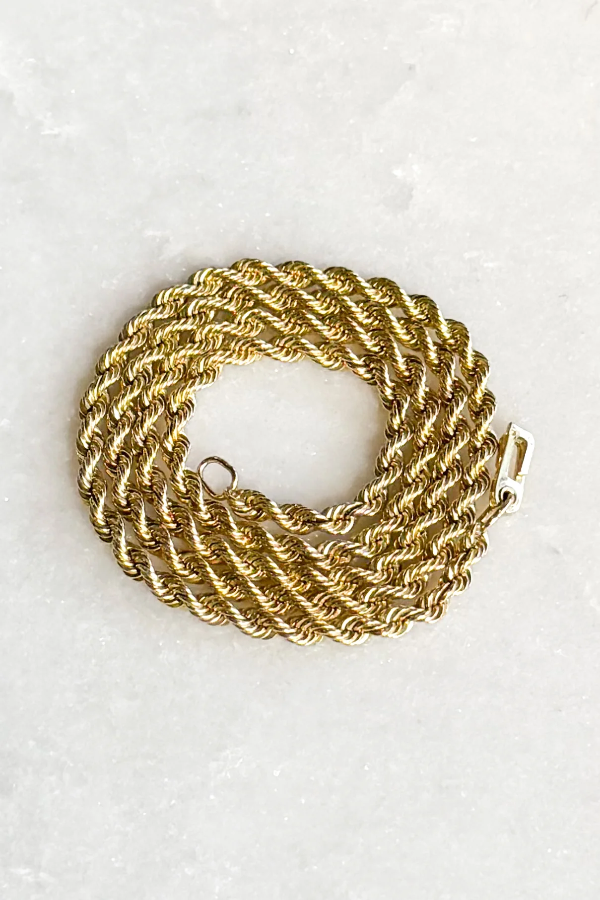 18" Vintage Rope Chain Necklace - Image 3