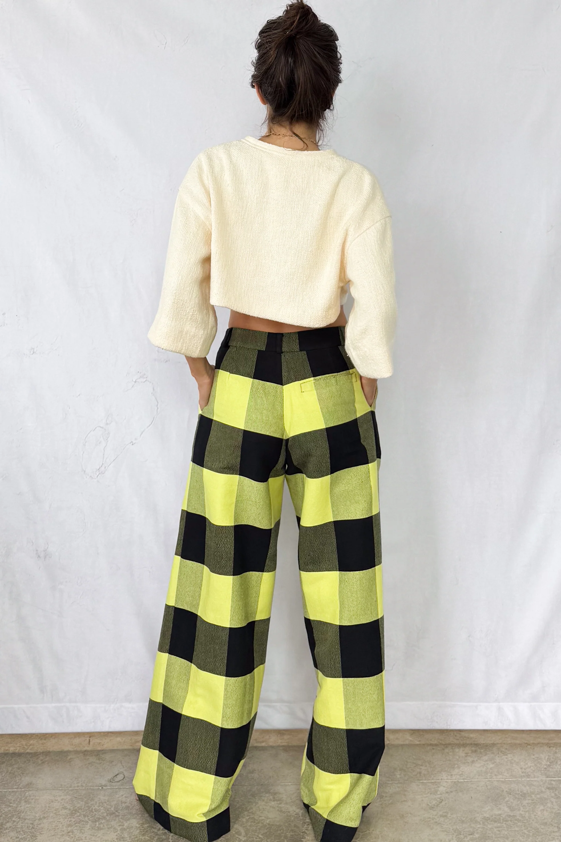 Bumblebee Plaid Trouser - Image 3