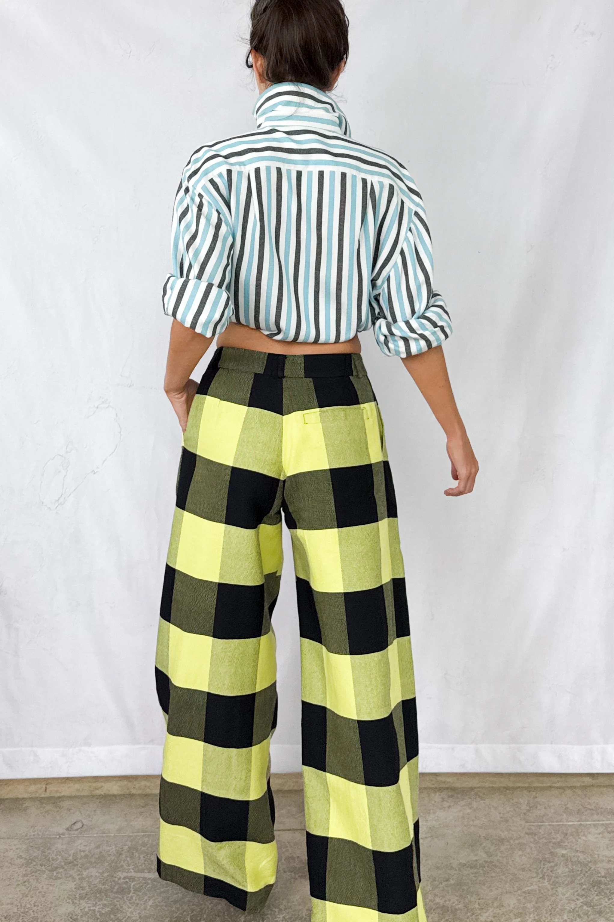 Bumblebee Plaid Trouser - Image 8