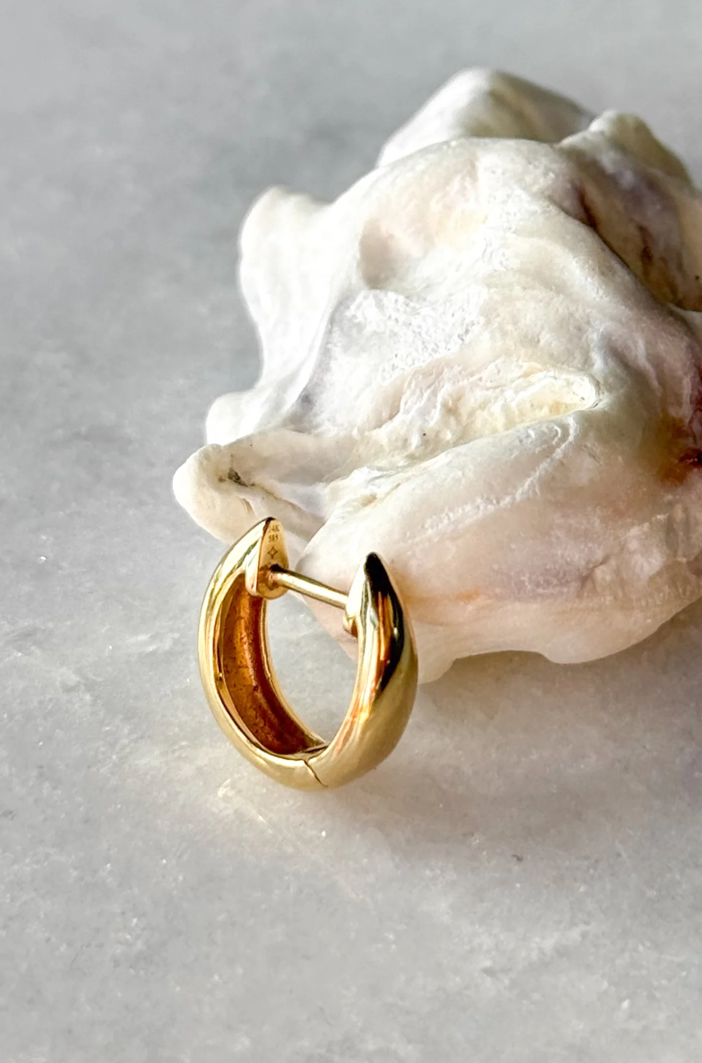 Chunky Graduated Huggie Hoop Earring