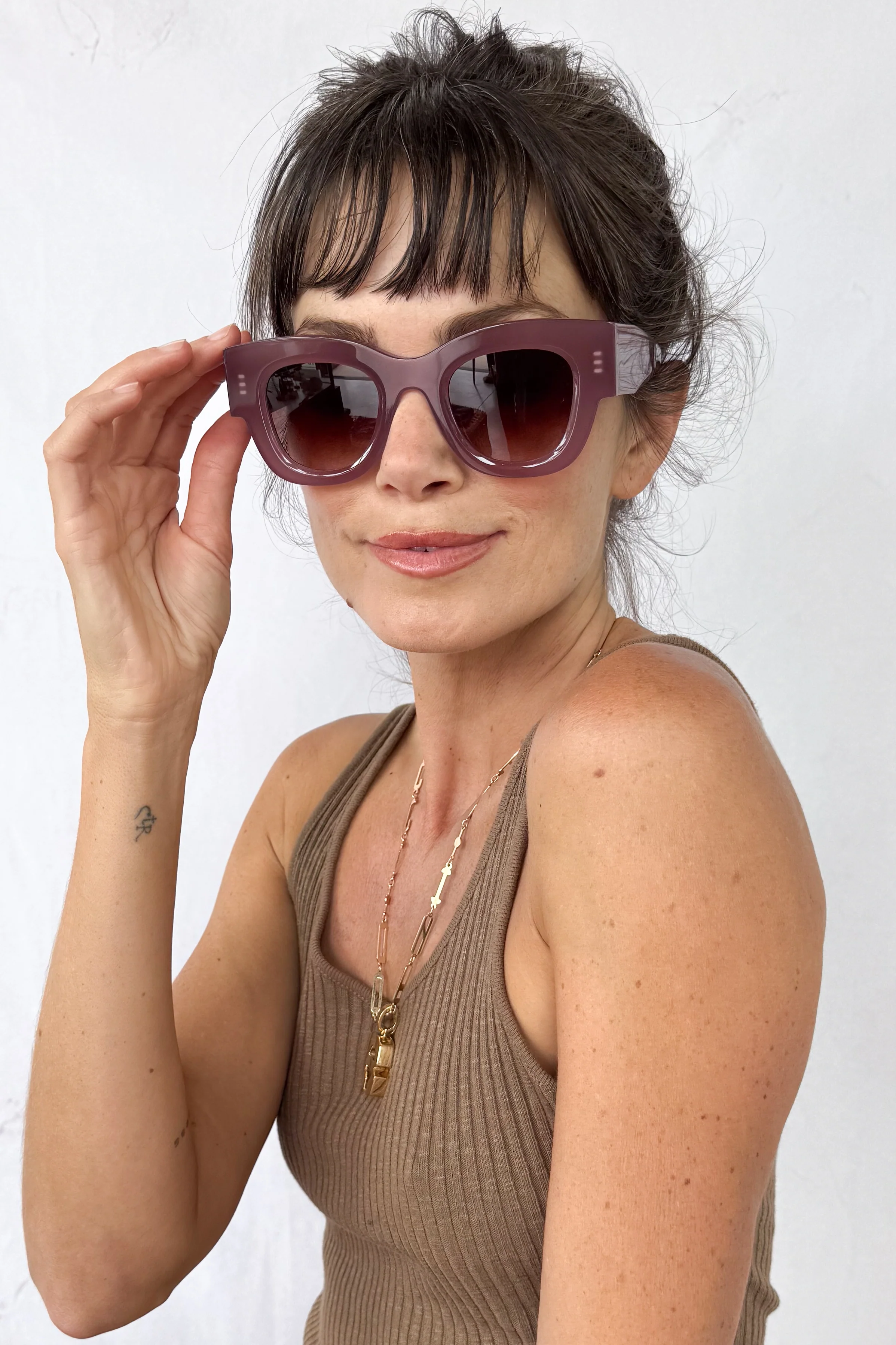 Confessy Milky Lilac Sunglasses - Image 2