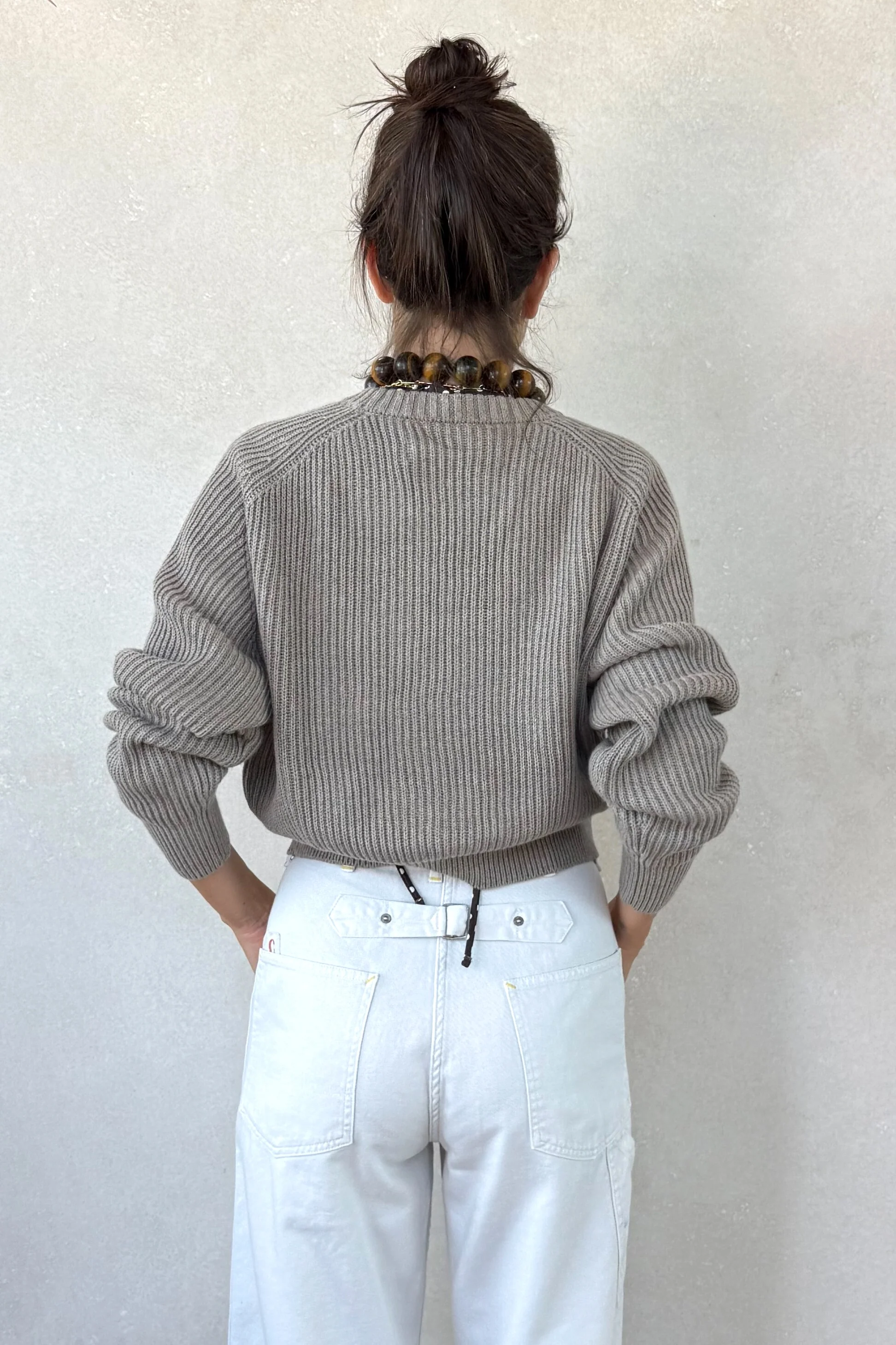 Cotton Cashmere Raglan Sweater - Image 6