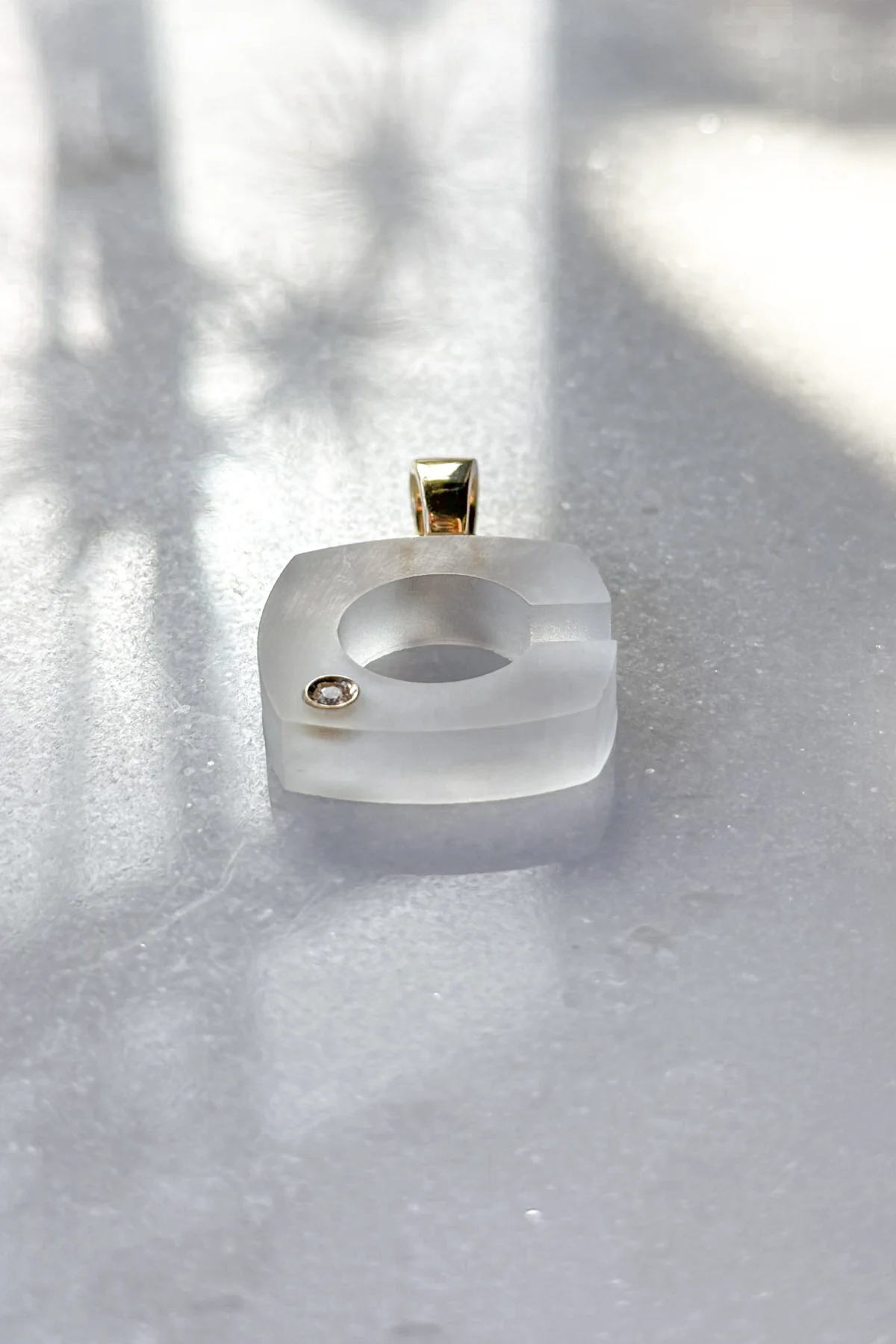 Crystal Splendente "C" Initial Pendant - Image 6