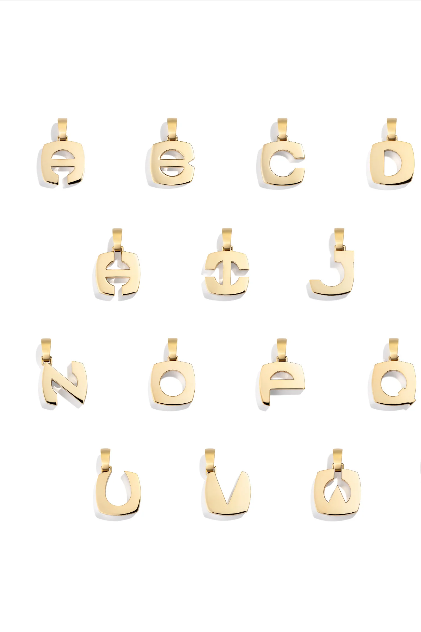 Custom Gold Splendente Initial Pendant - Image 4