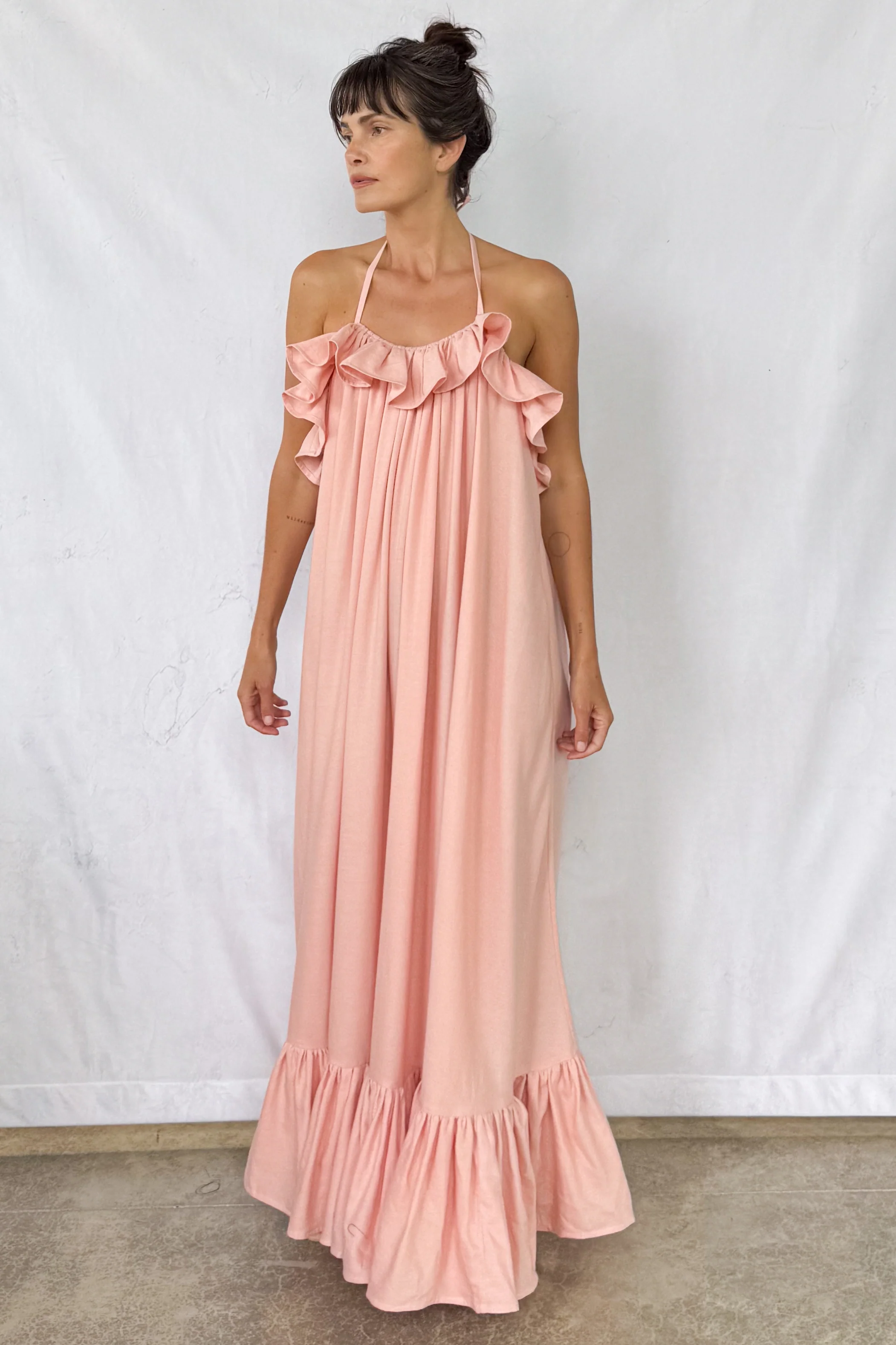 Petal Ruffled Dress - Image 4