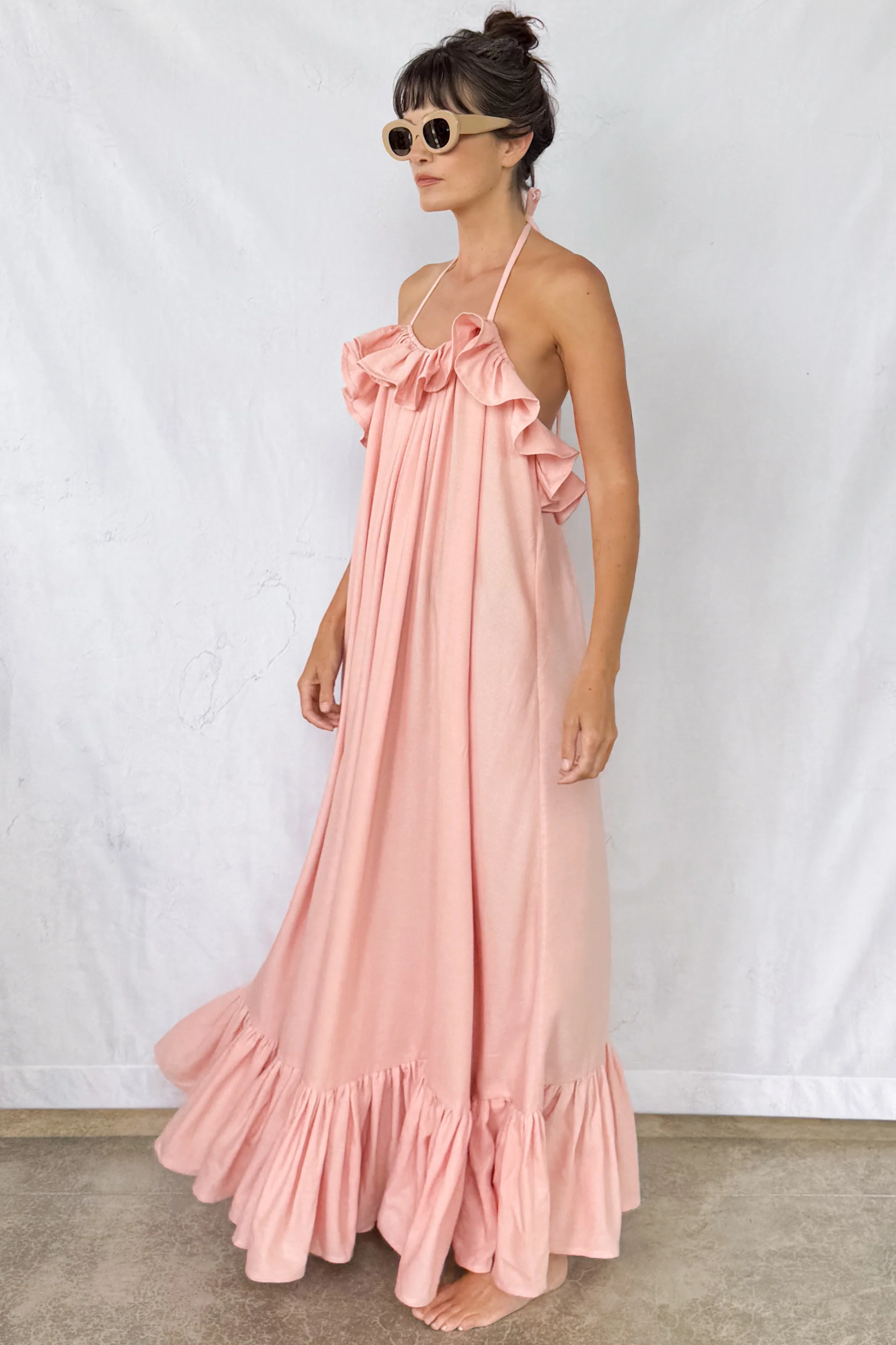 Petal Ruffled Dress - Image 6