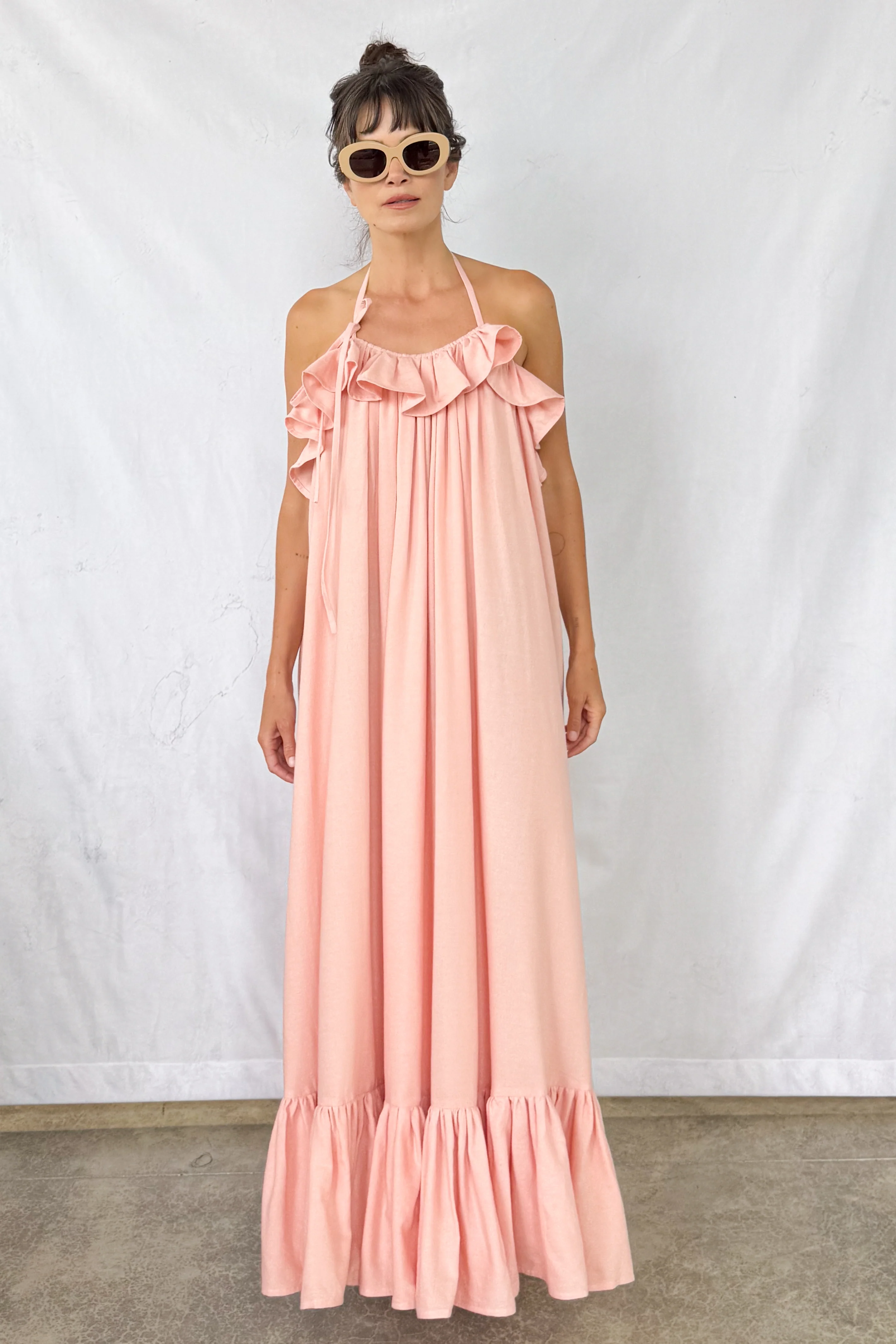 Petal Ruffled Dress - Image 8