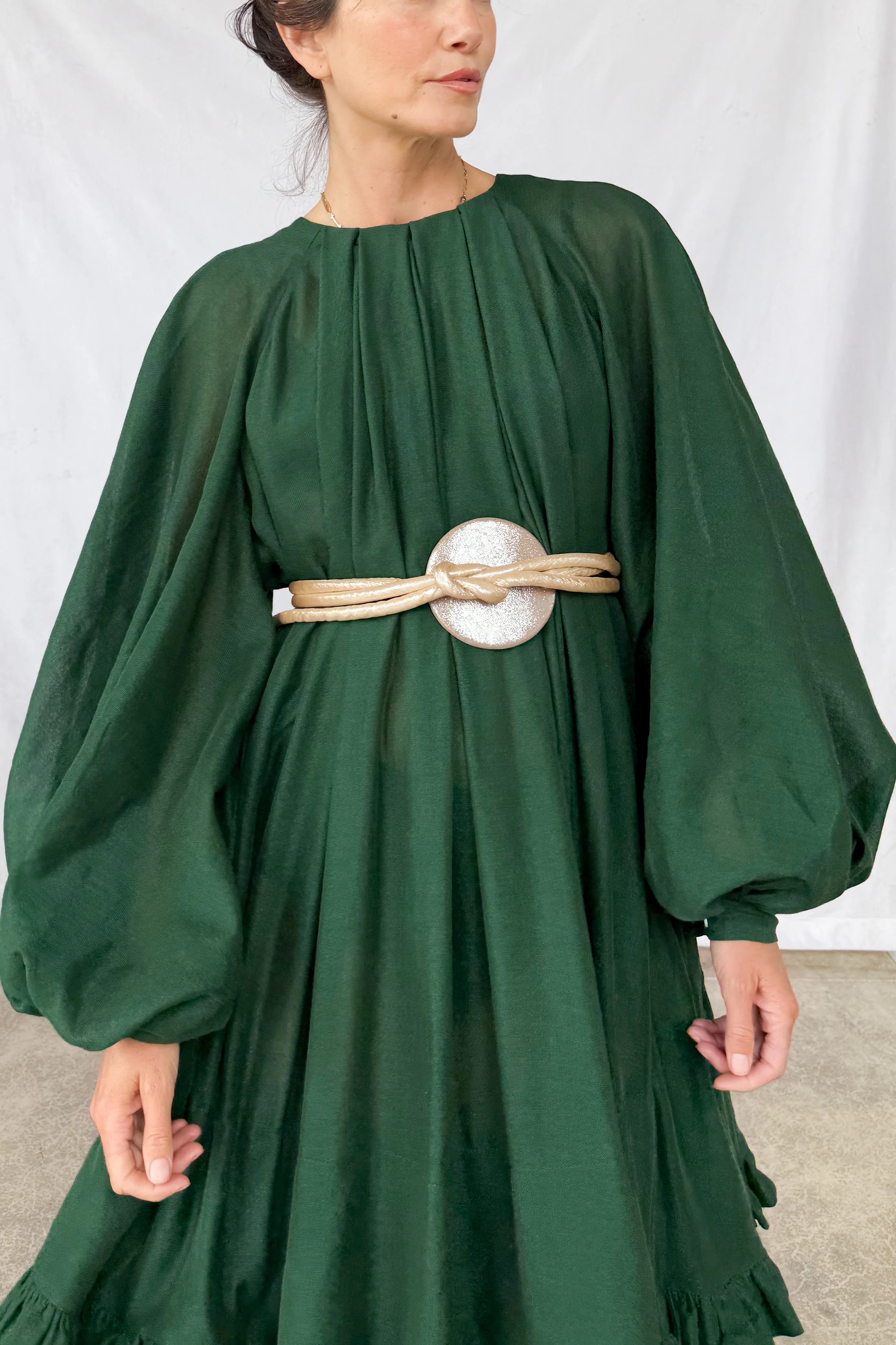 Pine Tiered Touareg Dress - Image 14