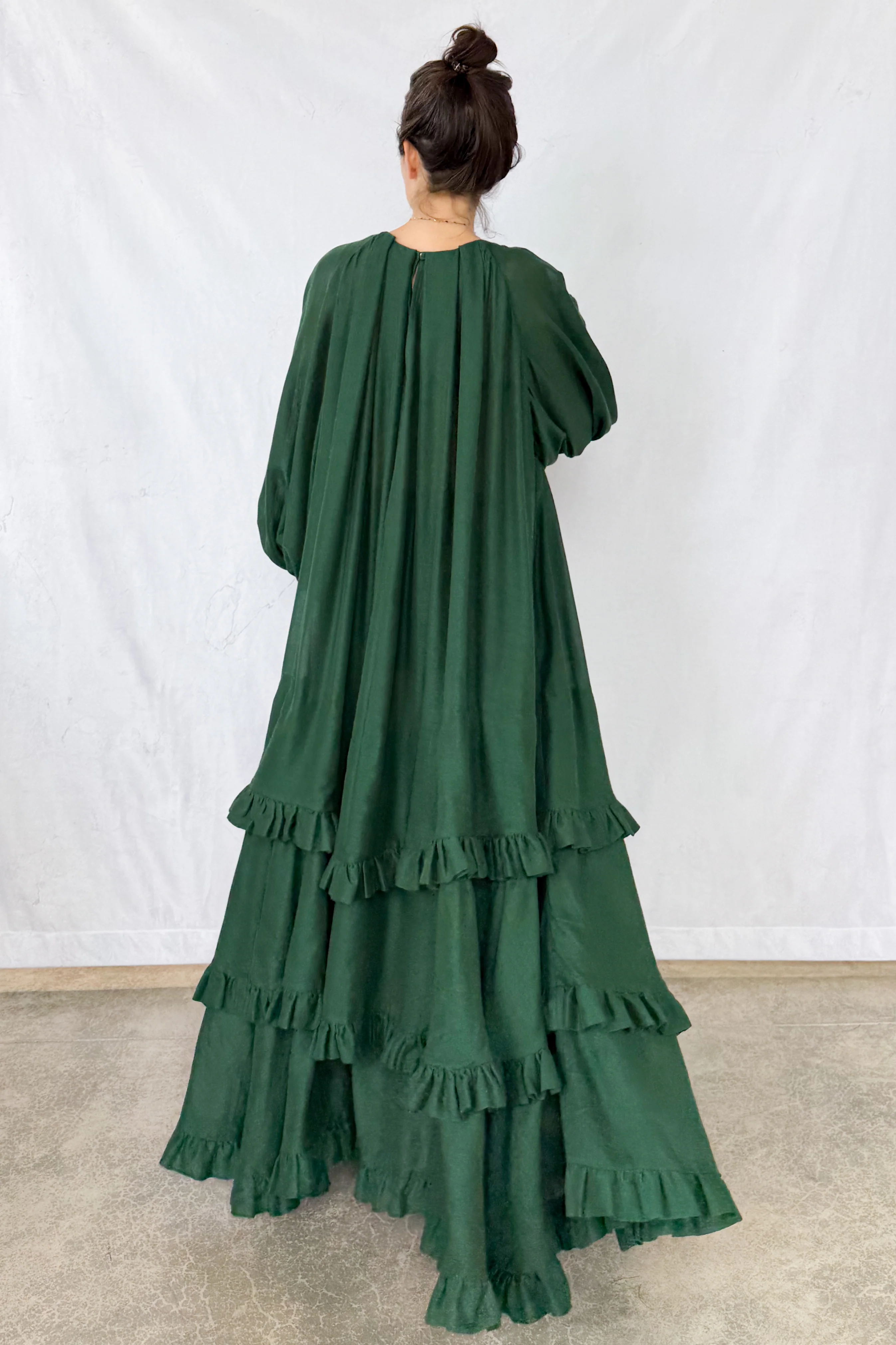 Pine Tiered Touareg Dress - Image 6