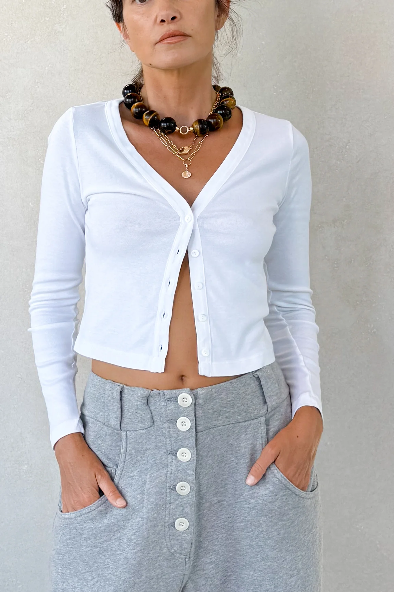 Supima Cotton Cardigan - Image 2