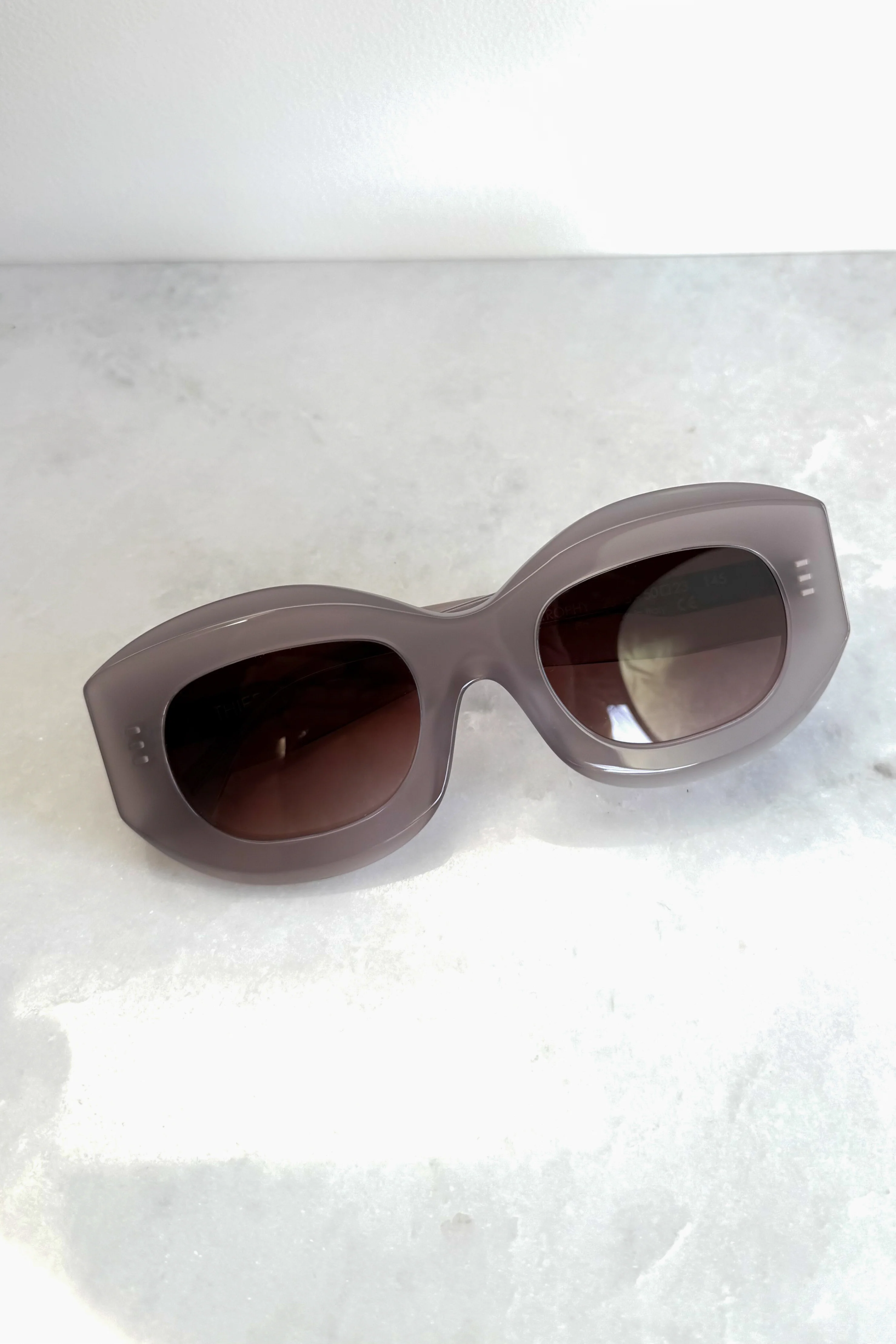 Trophy Milky Smoke Sunglasses - Image 3