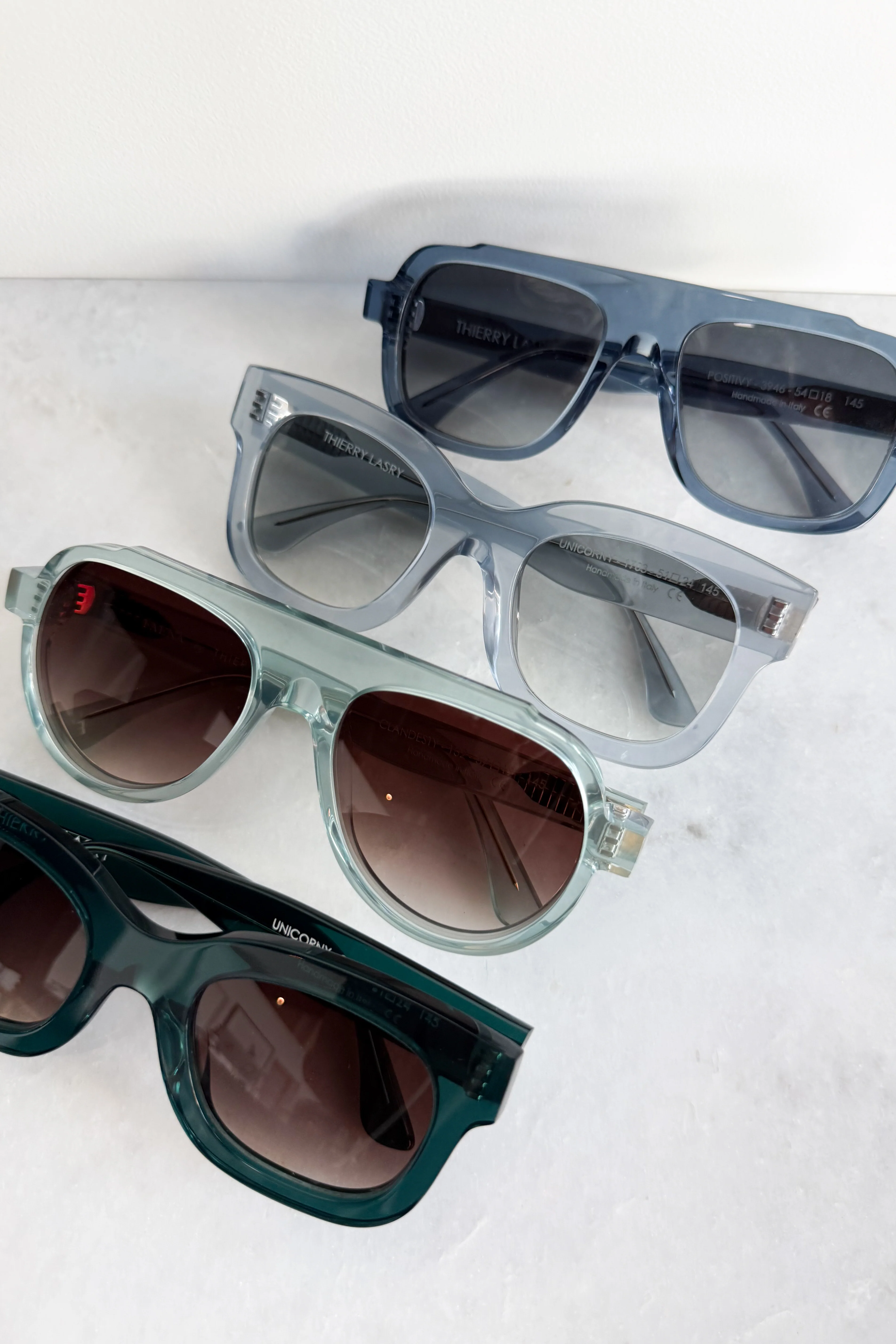 Unicorny Translucent Blue Sunglasses - Image 11
